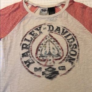 Harley baseball T